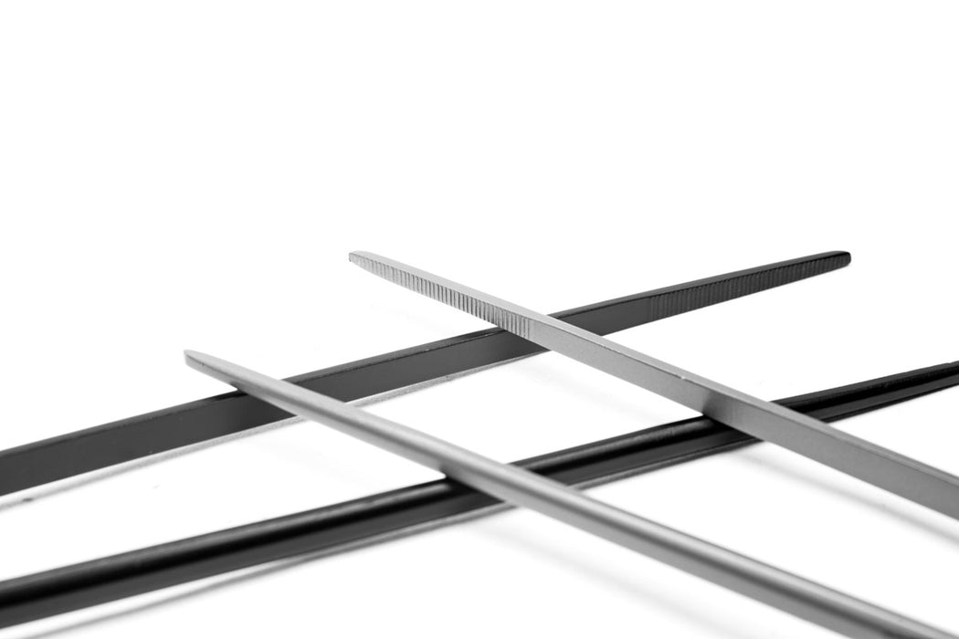 UNS Pro Aquascaping Tools - Grey Straight Pinsettes