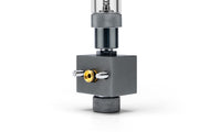 UNS Pro CO2 manifold block for CO2 systems, featuring multiple ports and valves for precise gas distribution.