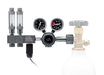 UNS Pro Dual Stage CO2 Regulator for precision control, featuring gauges and brass construction, used for CO2 tank regulation.