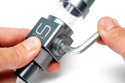 UNS Pro inline CO2 diffuser with ceramic disc replacement for efficient gas diffusion in aquarium setups.