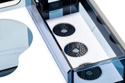 Ultum Nature Systems UNS Reef System filter sock silencer accessory for aquarium filtration, shown in use on a reef tank.