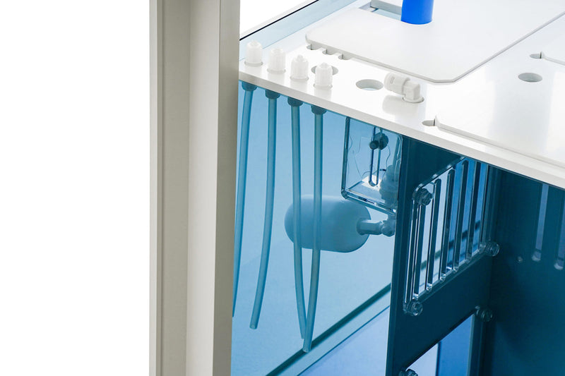 Ultum Nature Systems UNS Reef System float valve replacement for aquarium water control, shown in a close-up image.