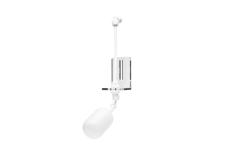 Ultum Nature Systems UNS Reef System float valve replacement for aquarium water control, showing the valve and tubing.