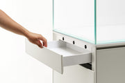 Rimless UNS Reef System R120 Peninsula Limited Edition aquarium by Ultum Nature Systems with sleek design and clear glass.