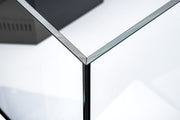 Rimless UNS Reef System R90 aquarium by Ultum Nature Systems, clear glass tank with sleek edges and modern design for reef environments