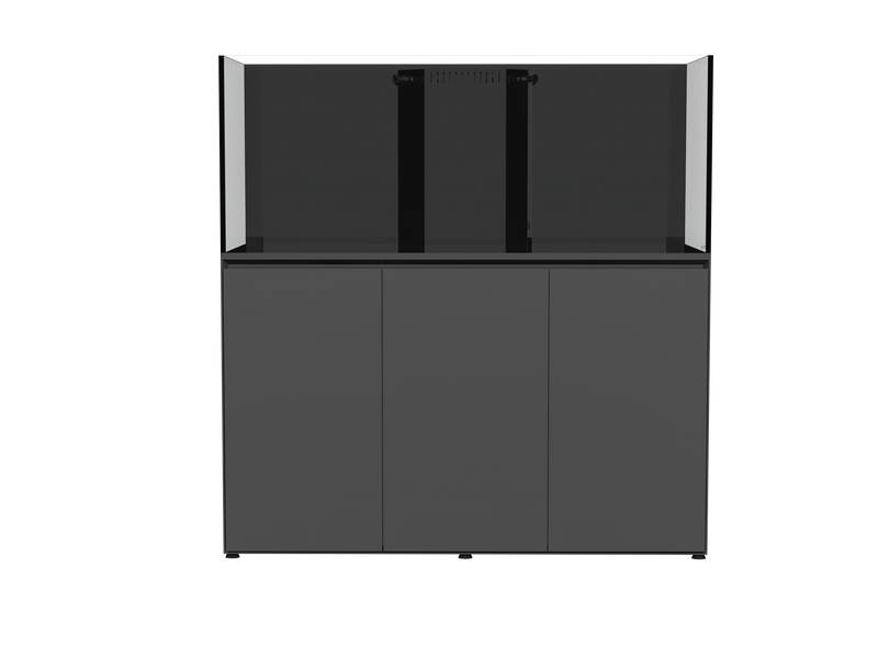 Ultem Nature Systems UNS Reef System R150 rimless aquarium tank with clear glass and sleek design, suitable for marine or freshwater setups.