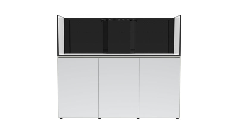 Rimless UNS Reef System R180 aquarium by Ultum Nature Systems with clear glass and sleek design for marine tanks.