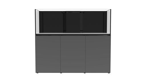 Rimless UNS Reef System R180 by Ultum Nature Systems, shown with clear glass panels and sleek design for reef aquariums.
