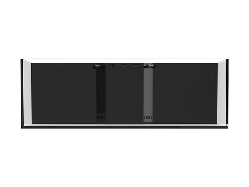 Rimless UNS Reef System R180 aquarium by Ultum Nature Systems, clear glass tank for reef marine aquariums.