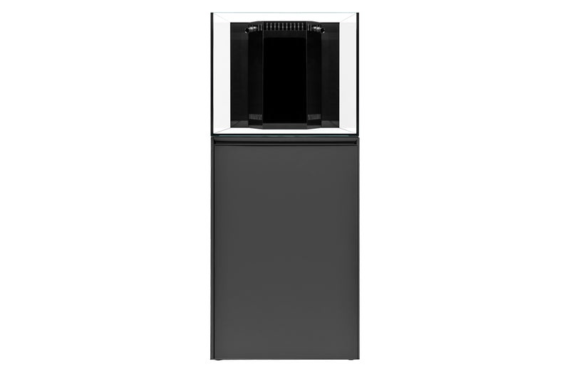 Rimless UNS Reef System R60 aquarium by Ultum Nature Systems, clear glass tank for marine or freshwater setups.