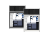 Ultum Nature Systems UNS Reef System R90 Shallow rimless reef tank with glass panels and sleek design for marine aquariums.