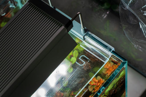 Rimless glass tank lids by Ultum Nature Systems for UNS aquariums, showing clear, durable glass covers for aquarium top access.