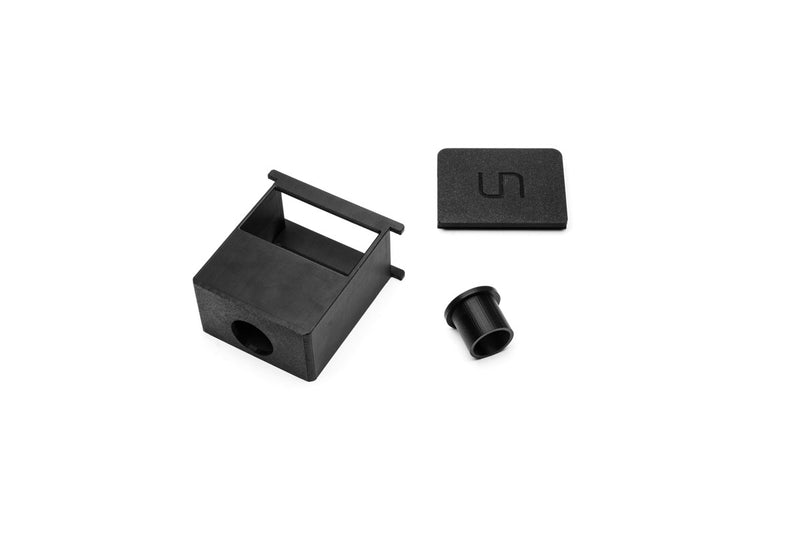UNS3D Reef Factory Roller Mat Adapter accessory for aquarium equipment, shown in black with textured surface for secure attachment.