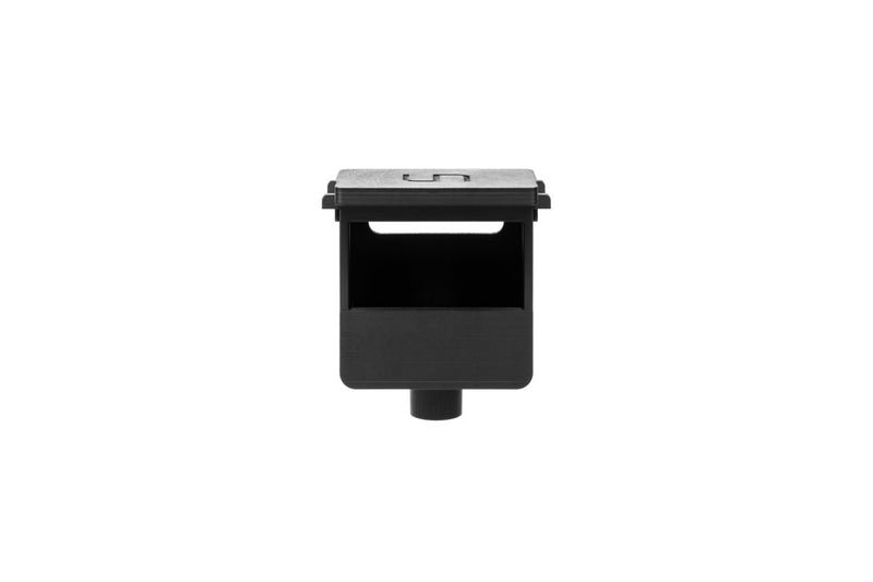 UNS3D Reef Factory Roller Mat Adapter accessory for aquarium equipment, shown in black with detailed connection points.