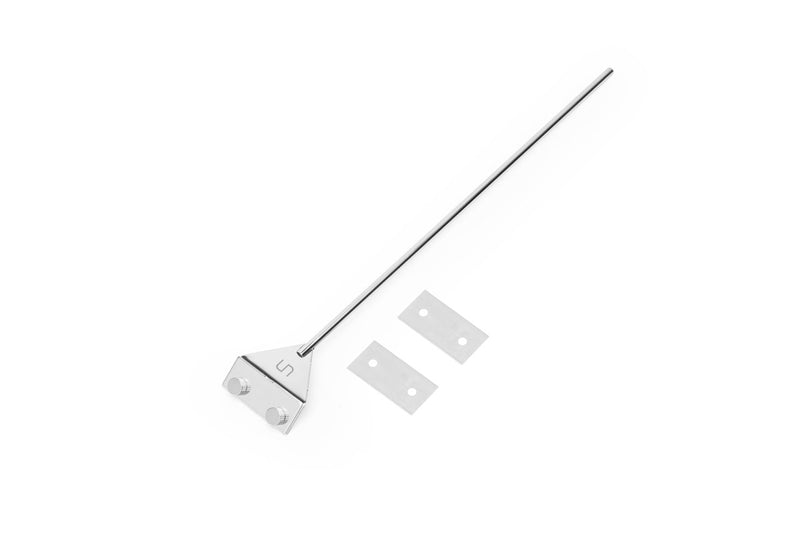 UNSTOOLS UNS stainless steel algae scraper accessory with a durable handle and sharp blade for cleaning algae from surfaces.