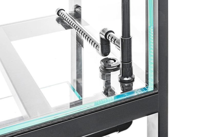 Buce Plant UNS Stem Plant Holding System 90, triple decker, with multiple adjustable compartments for aquatic plant display.
