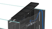Buce Plant UNS Stem Plant Holding System 90, triple decker, with adjustable clamps for supporting aquatic plants in aquariums.