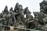 UNS Strata Black Mountain Seiryu Stone Type 3 E, natural decorative stone for landscaping and garden designs.