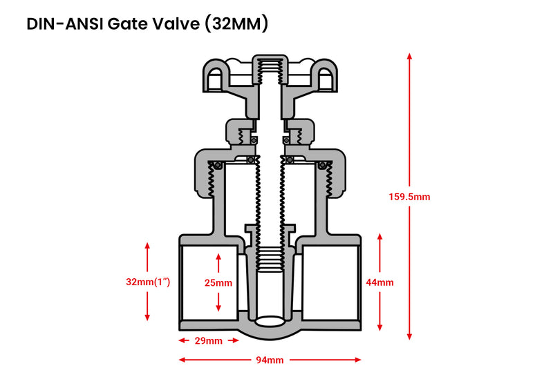 UPVC gate valve used as plumbing accessory, featuring a durable, white flow control valve from Flowcolour International Trade.
