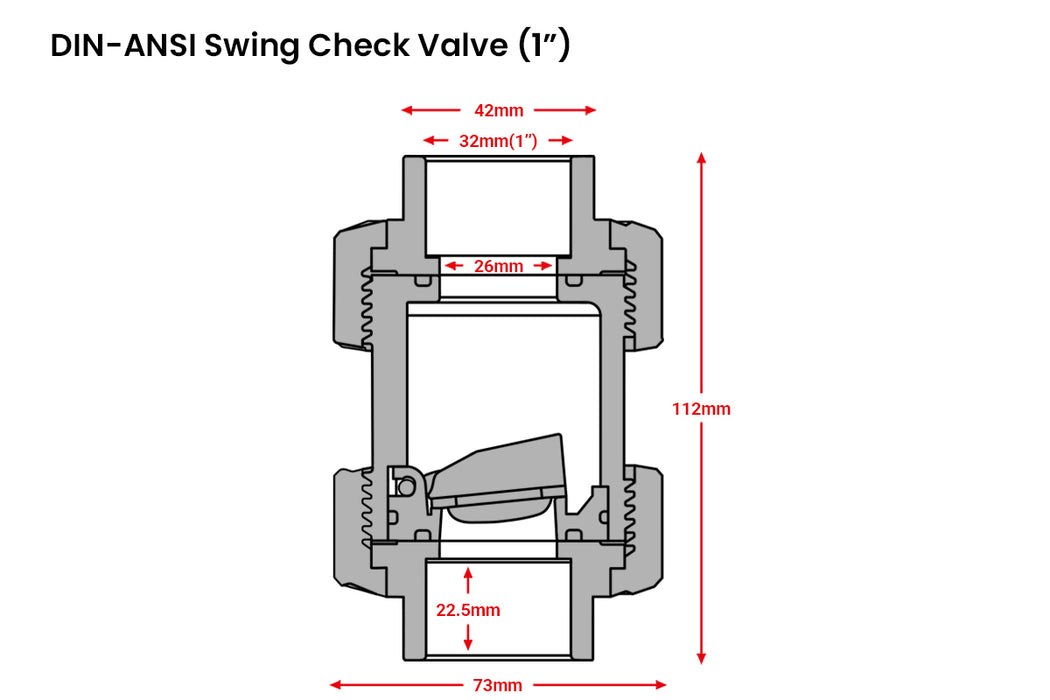 UPVC Swing Check Valve