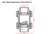 UPVC Swing Check Valve
