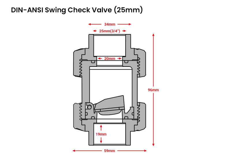 UPVC Swing Check Valve
