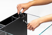 Ultum Nature Systems VCA Flow Kit for UNS Dual AIO Reef Aquarium, includes pumps and tubing for water circulation.