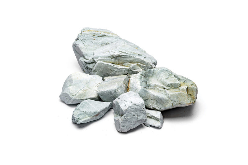 Smooth green Verdant Stone from UNSHARDSCAPE, showcasing its natural texture and vibrant color.
