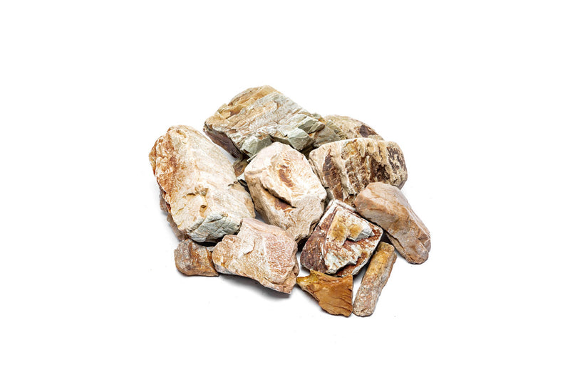 UNSHARDSCAPE Yukon Canyon Stone showing natural textured surface and earthy tones, ideal for landscaping and outdoor projects.