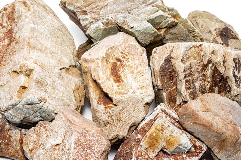Yukon Canyon Stone from UNSHARDSCAPE, showcasing natural textured stone suitable for landscaping and outdoor projects.