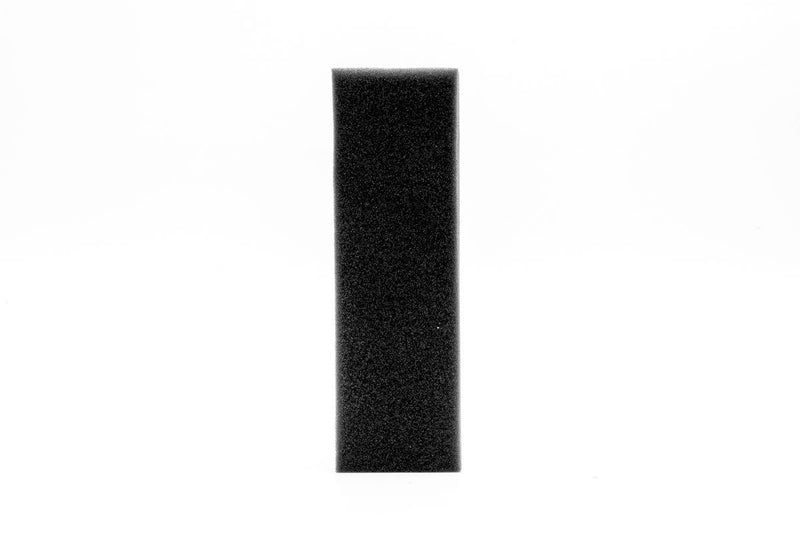 UNSFILTER Void Fill Sponge 45PPI filter for aquarium or industrial use, showing a yellow foam sponge with fine pore structure.
