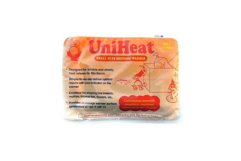 ASA Uniheat 40+ Hour Shipping Warmer in packaging, designed for shipping supplies to keep items warm during transit.