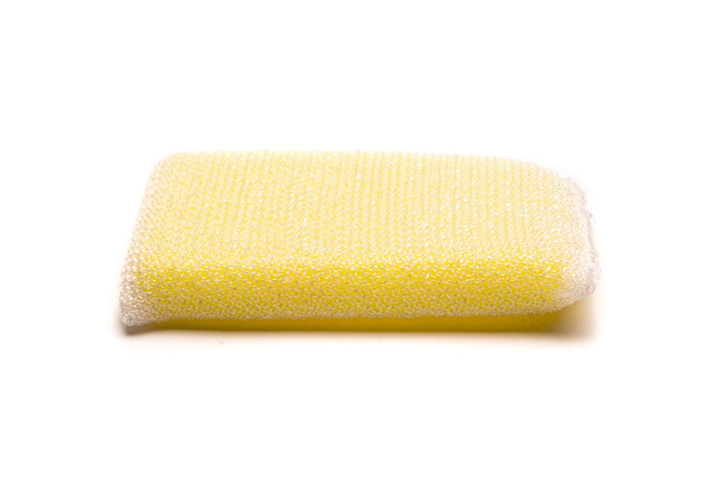 Aquaworx Algae Sponge Pad for aquarium cleaning, soft gray sponge with textured surface, accessories for algae removal and maintenance