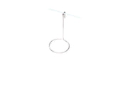 Aquaworx Halo Wabi Kusa Wabikusa hanger with a circular frame and lush green plants for decorative aquatic plant display.