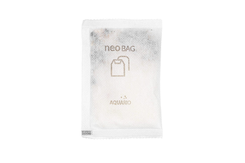 Aquario Neo Bag water conditioner in packaging, designed for aquarium water treatment by Aquario.