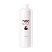 Aquario Neo Black water conditioner bottle for aquarium water treatment, featuring black packaging and product label.