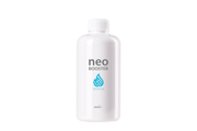 Aquario Neo Booster Tropical water conditioner bottle for aquarium water treatment, featuring tropical formula and clear packaging.