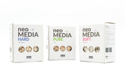 Aquario Neo Media - Pure filter cartridge for aquarium filtration system, showing the filter media in a clear container.