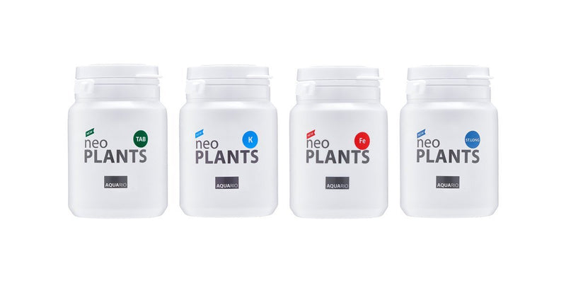 Aquario Neo Plants Tab Long slow-release root fertilizer for aquatic plants in water conditioners, showing the fertilizer tablets.