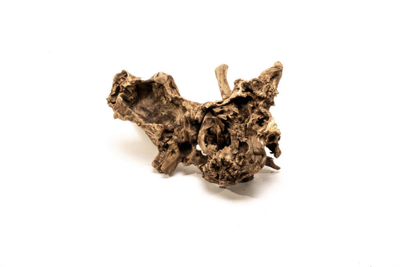Large driftwood basin wood by UNSHARDSCAPE, showing a natural, textured piece of wood in earthy tones.