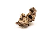 Medium-sized driftwood basin by UNSHARDSCAPE, showcasing natural wood grain and organic shape suitable for decor or crafts.