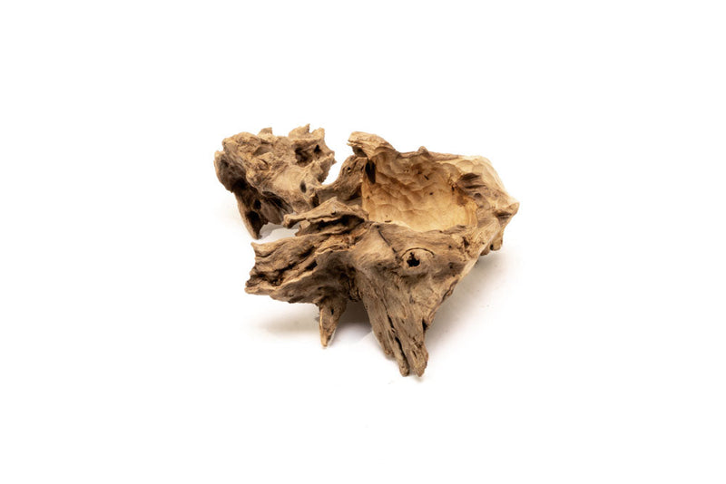 Small UNSHARDSCAPE Driftwood Basin Wood, natural wooden piece with textured surface, ideal for home decor or artistic displays.