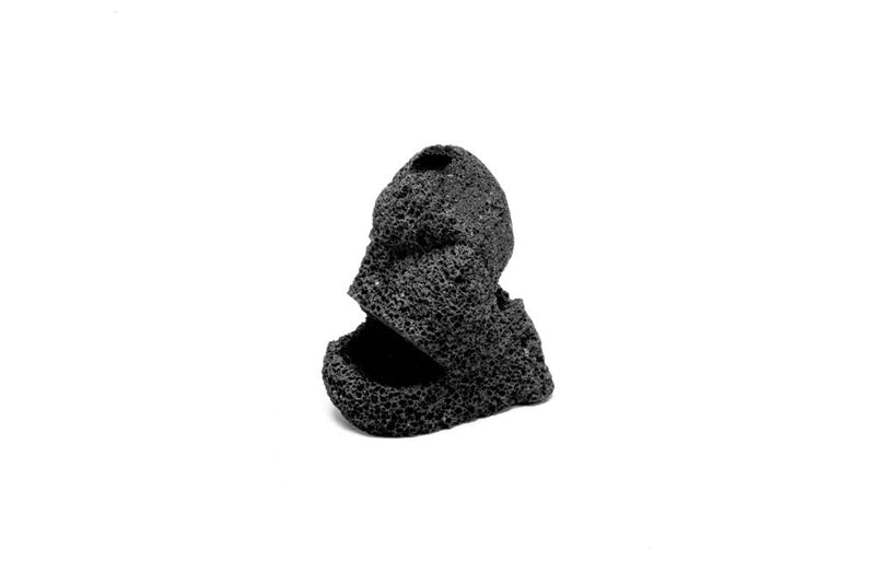 Black Lava Rock Mound Hardscape - Buce Plant