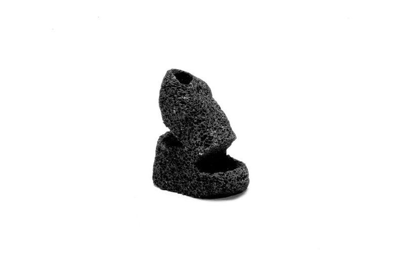 Black Lava Rock Mound Hardscape - Buce Plant