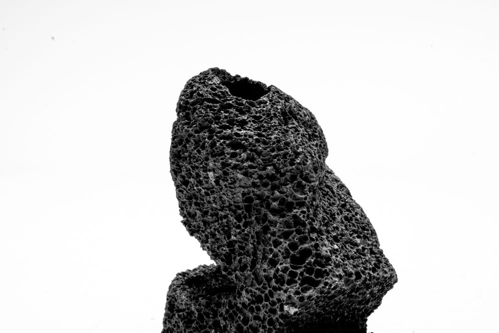 Black Lava Rock Mound