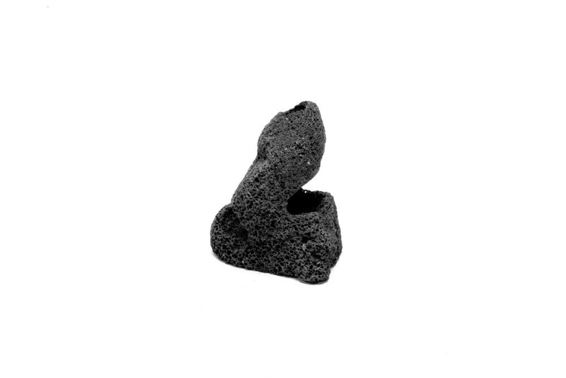 Black Lava Rock Mound Hardscape - Buce Plant