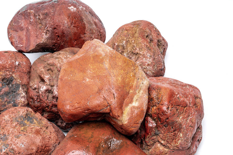Blood Stone from UNSHARDSCAPE, a natural red stone with a smooth, polished surface suitable for jewelry or craft projects.