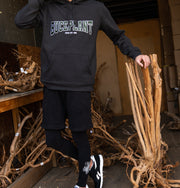 Black Buce Pants Leggings by BP Apparel, stretchy and comfortable athletic leggings for activewear and casual wear.
