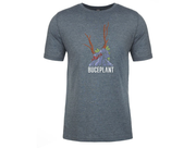Indigo Buce Plant Scape T-shirt by BP Apparel featuring a botanical plant design on soft casual apparel.