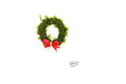 Aquatic Christmas Moss Wreath by ACW, lush green aquatic plant decorative wreath for aquariums and aquatic displays